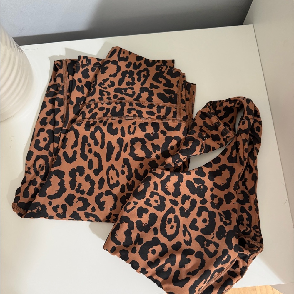 Leopard Print vitality Set — Brown & Black
